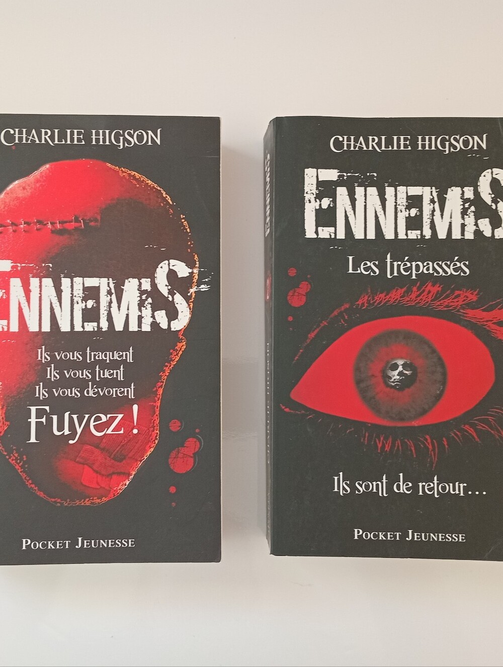 Charlie Higson Ennemis Books 1 & 2 French YA Horror Paperback Bundle